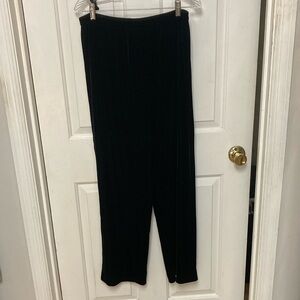Black velvety pants size 16